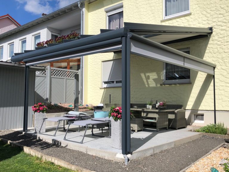 Terrassendach mit ZIP-Screen